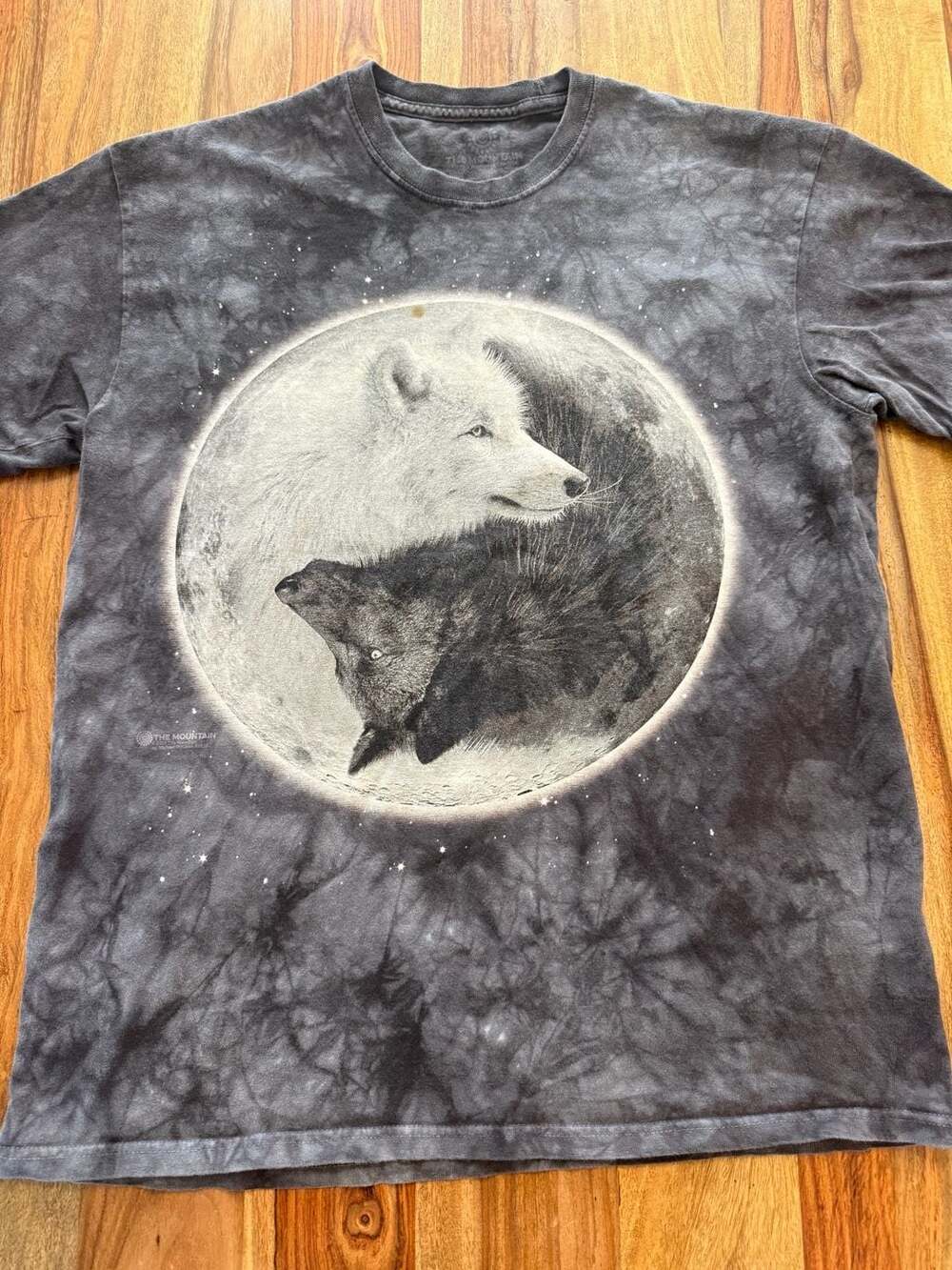 The Mountain Yin Yang Wolves Graphic T-Shirt